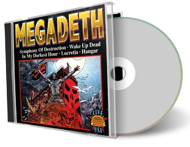 Front cover artwork of Megadeth Compilation CD Live Usa Soundboard