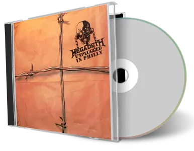 Front cover artwork of Megadeth Compilation CD Unplugged In Philly Soundboard