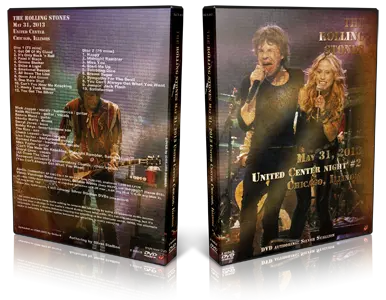 Artwork Cover of Rolling Stones 2013-05-31 DVD Chicago Audience