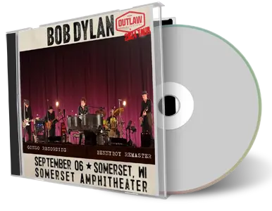 Front cover artwork of Bob Dylan 2024-09-06 CD Somerset Audience