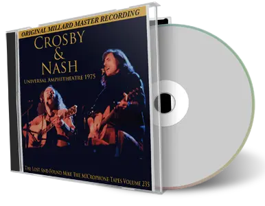 Front cover artwork of Crosby And Nash 1975-08-16 CD Los Angeles Audience