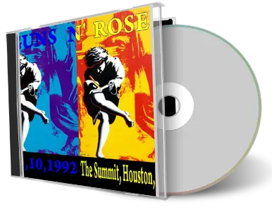 Front cover artwork of Guns N Roses 1992-01-10 CD Houston Audience