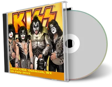 Front cover artwork of Kiss 2011-07-16 CD Oshkosh Audience