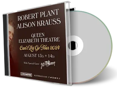 Front cover artwork of Robert Plant And Alison Krauss 2024-08-14 CD Vancouver Soundboard