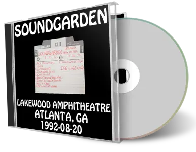 Front cover artwork of Soundgarden 1992-08-20 CD Atlanta Audience