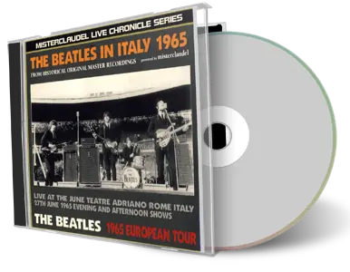 Front cover artwork of The Beatles Compilation CD In Italy 1965 Audience