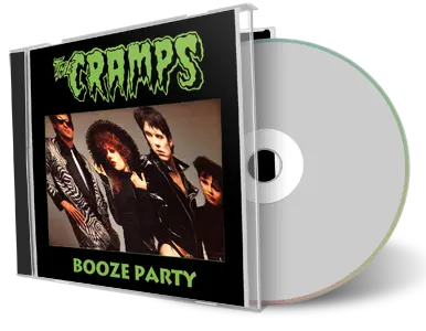 Front cover artwork of The Cramps Compilation CD Booze Party Soundboard