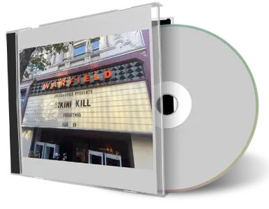 Front cover artwork of Bikini Kill 2024-08-19 CD San Francisco Audience