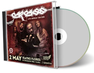 Front cover artwork of Carcass 2024-02-05 CD Buenos Aires Audience