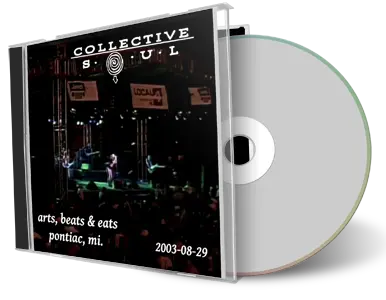 Front cover artwork of Collective Soul 2003-08-29 CD Pontiac Audience