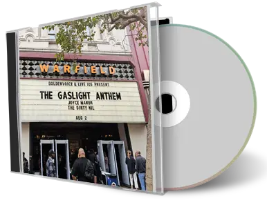 Front cover artwork of Gaslight Anthem 2024-08-02 CD San Francisco Audience