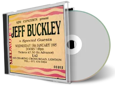 Front cover artwork of Jeff Buckley 1995-01-18 CD London Audience