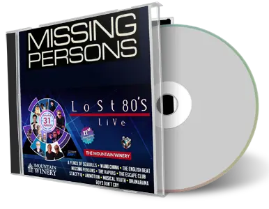 Front cover artwork of Missing Persons 2024-08-31 CD Saratoga Audience