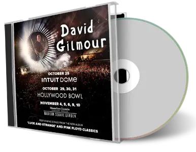 Front cover artwork of David Gilmour 2024-10-25 CD Los Angeles Audience