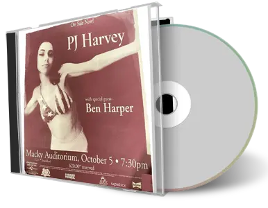 Front cover artwork of Pj Harvey 1995-10-05 CD Boulder Audience