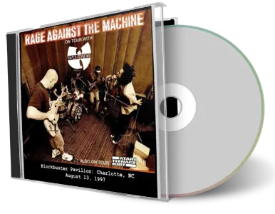 Front cover artwork of Rage Against The Machine 1997-08-13 CD Charlotte Audience