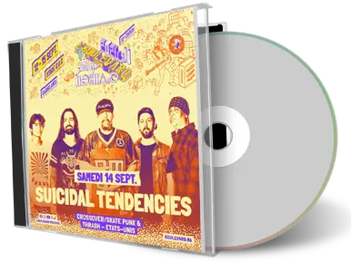 Front cover artwork of Suicidal Tendencies 2024-09-14 CD Boulevard Festival Audience