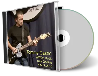 Front cover artwork of Tommy Castro 2016-11-09 CD New Orleans Soundboard