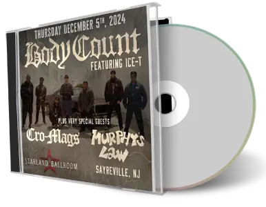 Front cover artwork of Body Count 2024-12-05 CD Sayerville Audience