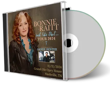 Front cover artwork of Bonnie Raitt 2024-11-11 CD Nashville Audience