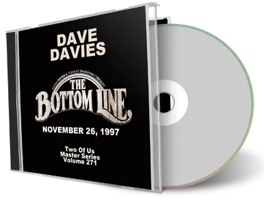 Front cover artwork of Dave Davies 1997-11-26 CD New York City Audience