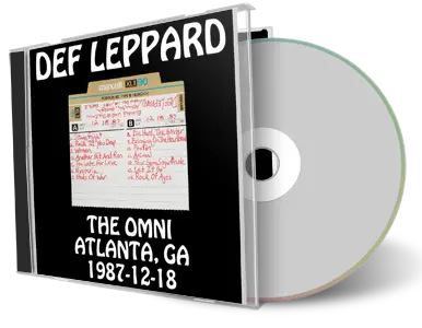 Front cover artwork of Def Leppard 1987-12-18 CD Atlanta Audience