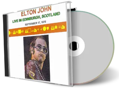 Front cover artwork of Elton John 1976-09-17 CD Edinburgh Soundboard