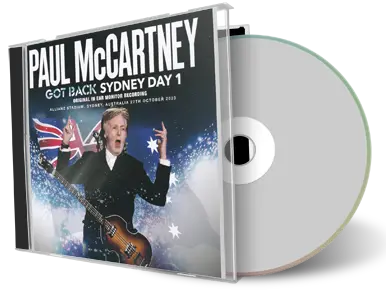 Front cover artwork of Paul Mccartney 2023-10-27 CD Sydney Soundboard