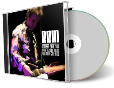 Front cover artwork of Rem 2003-10-29 CD Hollywood Soundboard