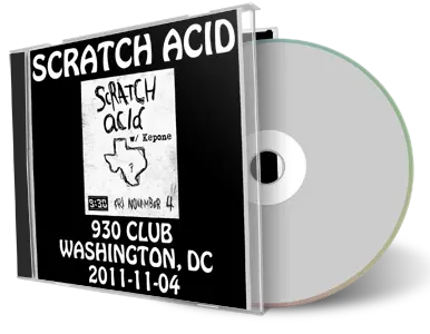 Front cover artwork of Scratch Acid 2011-11-04 CD Washington Audience