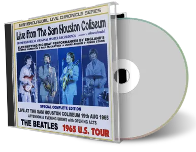 Front cover artwork of The Beatles Compilation CD Live From The Sam Houston Coliseum Soundboard