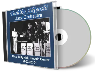 Front cover artwork of Toshiko Akiyoshi Jazz Orchestra 2003-02-01 CD New York Soundboard