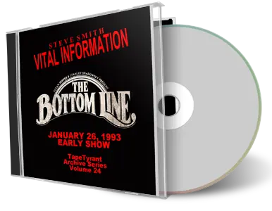 Front cover artwork of Vital Information 1993-01-26 CD New York City Soundboard