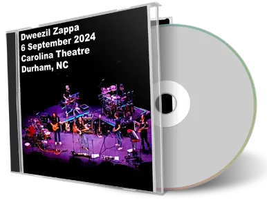 Front cover artwork of Dweezil Zappa 2024-09-06 CD Durham Audience