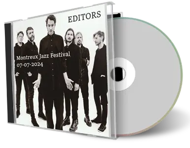 Front cover artwork of Editors 2024-07-07 CD Montreux Soundboard