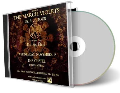 Front cover artwork of March Violets 2024-11-13 CD San Francisco Audience