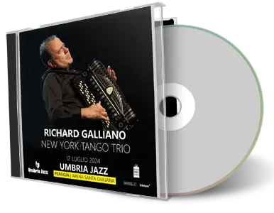 Front cover artwork of Richard Galliano 2024-07-12 CD Perugia Audience