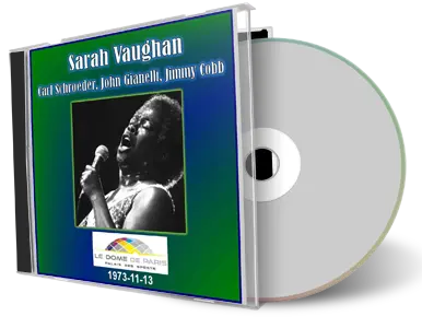 Front cover artwork of Sarah Vaughan 1973-11-13 CD Paris Soundboard