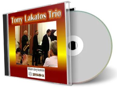 Front cover artwork of Tony Lakatos Trio 2019-09-14 CD Budapest Audience