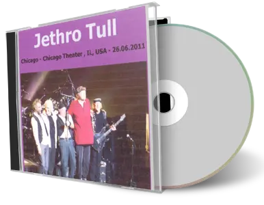 Front cover artwork of Jethro Tull 2011-06-26 CD Chicago Audience