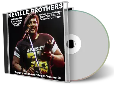 Front cover artwork of Neville Brothers 1989-12-21 CD New York City Soundboard