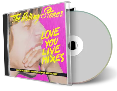 Front cover artwork of Rolling Stones Compilation CD Unreleased Love You Live Mixes Soundboard