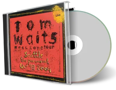 Front cover artwork of Tom Waits 2004-10-18 CD Seattle Audience