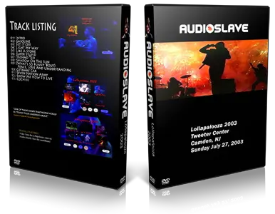 Artwork Cover of Audioslave 2003-07-27 DVD Philadelphia Audience