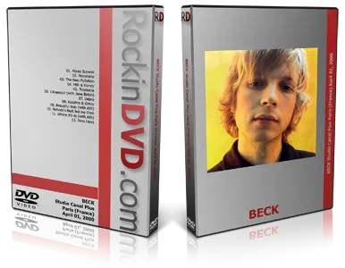 Artwork Cover of Beck 2000-04-01 DVD Paris Proshot