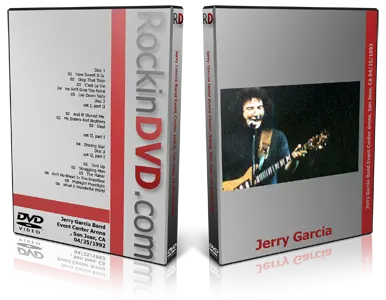 Artwork Cover of Jerry Garcia 1992-04-25 DVD San Jose Audience