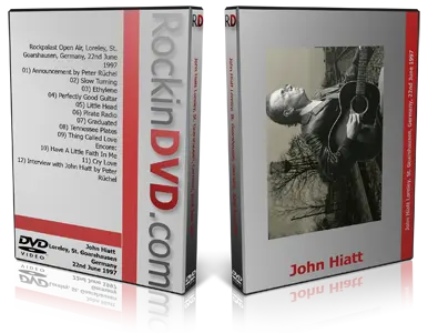 Artwork Cover of John Hiatt 1997-06-22 DVD Friesland Proshot