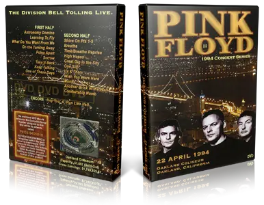 Artwork Cover of Pink Floyd 1994-04-22 DVD Oakland Audience