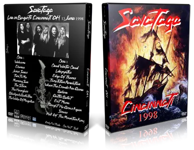 Artwork Cover of Savatage 1998-06-13 DVD Cincinnati Audience