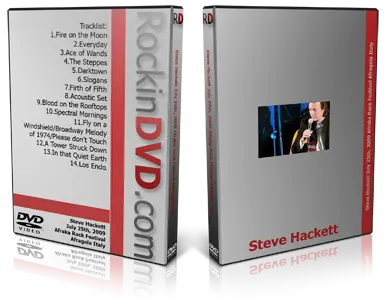 Artwork Cover of Steve Hackett 2009-07-25 DVD Afragola Audience